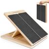 Portable Wooden Slant Board for Calf Stretching Squats Calf Stretcher Pilates Physical Therapy Equipment Adjustable Incline Board for Knees Ankle Heel Feet Leg view 1
