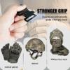 MELOTOUGH Tactical Glove Clip Work Glove Holder with 2 Alligator Clips for Tool Belt,Tactical Bag,Outdoor Accessory(Black 2pcs) view 4