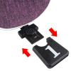 Andux 4pcs/Set Nylon Golf Wood Club Head Covers 460cc Driver Covers with Long Neck Fuchsia view 4