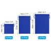 PATIKIL Ski Goggle Bag, 6 Pack Microfiber Pouch Protective Storage Case Sleeve, (5.9" x 5.9", 10.6" x 7.1", 11.8" x 9.1"), Blue view 2