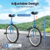 YUNLAIGOTOP 24 Inch Wheel Unicycle, Unicycle Bike, Leakproof Tire Wheel Cycling with Steel Rim, Unicycles for Adults, Daily Fitness Exercises/Cycling Exercises/Balance Training(Blue) view 2