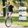 YUNLAIGOTOP 24 Inch Wheel Unicycle, Unicycle Bike, Leakproof Tire Wheel Cycling with Steel Rim, Unicycles for Adults, Daily Fitness Exercises/Cycling Exercises/Balance Training(Blue) view 3