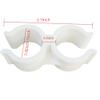 SZYNLIF 8 Pcs Bimini Boat Clip for Anti Rattle Bimini Brace Security Boat Accessories Bimini Top Pole Clips Holder Bimini Pole Clips Bimini Top Clips Bimini Clip Nylon White view 2