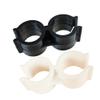 SZYNLIF 8 Pcs Bimini Boat Clip for Anti Rattle Bimini Brace Security Boat Accessories Bimini Top Pole Clips Holder Bimini Pole Clips Bimini Top Clips Bimini Clip Nylon White view 4