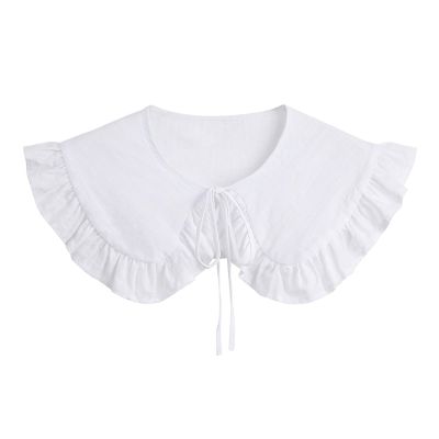 CLENEA Fashion White False Collar Women Shirt Dress Decoration Clothing Accessories