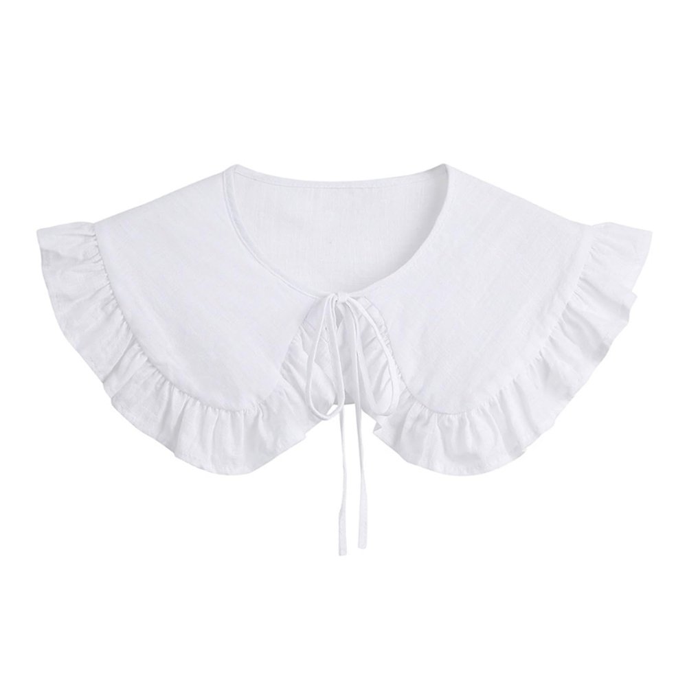 CLENEA Fashion White False Collar Women Shirt Dress Decoration Clothing Accessories