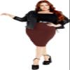 City Chic Women's Plus Size Midi Tube Skirt, Truffle, 18 view 1