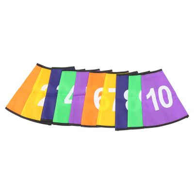 Toddmomy Football Training Logo Bucket Protectors Bright Number Design for Indoor/outdoor Use