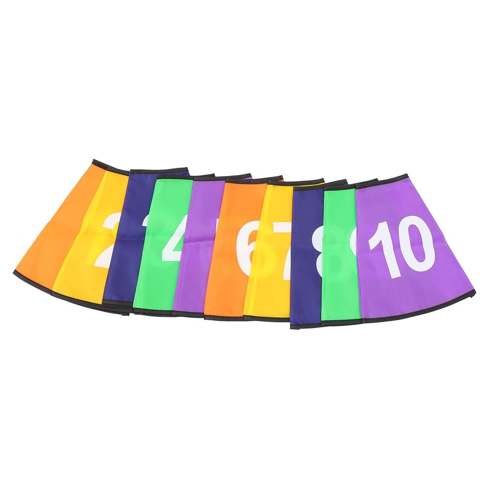 Toddmomy Football Training Logo Bucket Protectors Bright Number Design for Indoor/outdoor Use