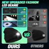 MOXTOYU Unisex Beanie with Light, USB Rechargeable LED Headlamp Hat, Warm Knitted Cap for Men Women Dad Mom, Valentine's Day Gifts Black view 4