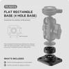 TUSITA Lock 360 Base - Flat Rectangle Base - 4 Hole view 2