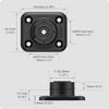 TUSITA Lock 360 Base - Flat Rectangle Base - 4 Hole view 3