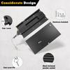 Black Aluminum 1854051 MKA-51 Electric Steer Trolling Motor Quick Release Bracket for Minn Kota Ulterra Terrova PowerDrive POWERDRIVE V2 DeckHand 40 trolling motor view 3