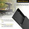 Black Aluminum 1854051 MKA-51 Electric Steer Trolling Motor Quick Release Bracket for Minn Kota Ulterra Terrova PowerDrive POWERDRIVE V2 DeckHand 40 trolling motor view 4