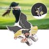equlup Golf Hat Clip, Durable Golf Ball Markers Stainless Steel Golf Hat Cap Clip Decoration with Magnetic Hat Clip Funny Golf Accessories for Golf Lovers(Eagle) view 3