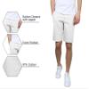 Men's Flat Front Stretch Twill Chino Shorts, Classic Cotton Blend Short with Multi Pocket 2-Pack view 4