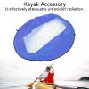 JEOZBM Downwind Wind Sail, Foldable Kayak Boat Wind Sail, Kayak Paddle Board Accessories for Kayak Boat Sailboat Canoe(4.7in-Blue) view 3