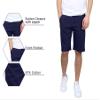 Men's Flat Front Stretch Twill Chino Shorts, Classic Cotton Blend Short with Multi Pocket 2-Pack view 4