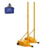 ENHEN Volleyball Net Stand Outdoor Sport Training Equipment, Badminton Net Stand for Backyard Lawn Court Playground, Portable Volleyball Post with Wheels, Easy to Install view 1