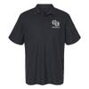 Campus Lab University of Wisconsin Green Bay Primary Logo Men's Adult 100% Cotton Knit Polo Shirt, Black, 3X-Large view 3