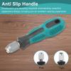 HERCHR Bicycle Spoke Nipple Screwdriver, Bike Nipple Insert Driver Tool Wheel Spokes Removal Installation Wrench for MTB, Road Mountain Bicycle Spoke Rim Screwdriver with Handle view 4
