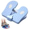 Mini Stepper Trainer, Reinforced Nylon Foot Stepper Exercise Machine Blue Stair Stepper Foldable Leg Exerciser Peddle for Home Office view 1