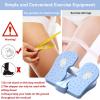 Mini Stepper Trainer, Reinforced Nylon Foot Stepper Exercise Machine Blue Stair Stepper Foldable Leg Exerciser Peddle for Home Office view 4