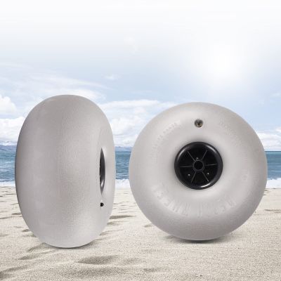 Bacacoo Beach Inflatable Wheels, 2pcs Balloon 16" Replacement Big Sand Tires, Beach Balloon Wheels, For Kayak Dolly Canoe Canoe Cart And Buggy