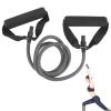 Resistance Band with Handles, Portable Physical Resistance Tube Workout Bands Lightweight Muscle Toning Strength Training Rope for Men Women (Black) view 1