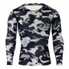 Mens Camo Lightweight Performance Long Sleeve Shirts Thermal Underwear Thermals Top and Bottom Set Base Layer for Cold Weather Soft and Warm view 2