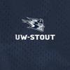 Campus Lab University of Wisconsin - Stout Primary Mark Men's Adult Athletic Gym Shorts 7" Inseam, Navy, X-Large view 4
