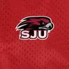 Saint Josephs University Primary Mark Men's Adult Athletic Gym Shorts 7" Inseam, Red, Large view 4