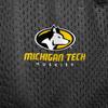 Campus Lab Michigan Tech University Primary Mark Men's Adult Athletic Gym Shorts 7" Inseam, Black, X-Large view 4