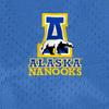 University of Alaska, Fairbanks Primary Mark Men's Adult Athletic Gym Shorts 7" Inseam, Royal, Small view 4