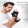 EBayin Men's and Women's Sports Cycling Fitness Half Finger Gloves Rock Climbing, Mountain Racing, Shooting Outdoor Fitness Gloves (Black,XL) view 3