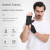 EBayin Men's and Women's Sports Cycling Fitness Half Finger Gloves Rock Climbing, Mountain Racing, Shooting Outdoor Fitness Gloves (Black,XL) view 4