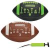 Xcello Sports Huddle Hero Junior Football 2-Pack w/Pump (Black and Brown) view 1