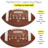 Xcello Sports Huddle Hero Junior Football 2-Pack w/Pump (Black and Brown) view 3