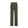 Women Relaxed Fit High Waist Cargo Pants Baggy Stretch Straight Leg Trendy Y2K Teen Girls Hiking Travel Causal Pants Army Green view 4