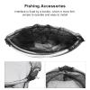 Yuecoom Fishing Net Stainless Steel Foldable Lightweight Soft Catching Accessories Fishing Gear and Equipment for Birds Fish for Kids Men Women view 3