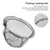 Yuecoom Fishing Net Stainless Steel Foldable Lightweight Soft Catching Accessories Fishing Gear and Equipment for Birds Fish for Kids Men Women view 4