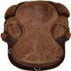 Brown All Purpose Synthetic Treeless Freemax English Saddle with Stirrup for Horse (17" Seat) view 2