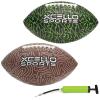 Xcello Sports Junior Football 2-Pack w/Pump - (Black/Green Lightning, Brown/White Topo) view 1