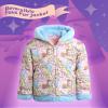 Disney Toddler Girls Winter Coat - Reversible Quilted Hooded Puffer Jacket - Insulated Faux Fur Lined Jacket for Girls (2T-8), Size 3T, Princess Pink/Blue view 2