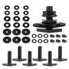 T Slot Bolts for Roof Rack Cross Bars, Platform, Cargo Basket, Stainless Square T Track Bolt Adapter to Secure Bike/Ski/Kayak Rack, Solar Panel, Awning, 4mm Thick view 1