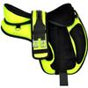 Green All Purpose Synthetic Treeless Freemax English Saddle with Stirrup for Horse (14" Seat) view 1
