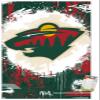 Trends International NHL Minnesota Wild - Maximalist Logo 23 Wall Poster, 22.4L x 14.7W, Premium Poster & Mount Bundle view 1