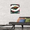 Trends International NHL Minnesota Wild - Maximalist Logo 23 Wall Poster, 22.4L x 14.7W, Premium Poster & Mount Bundle view 2
