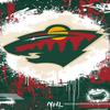 Trends International NHL Minnesota Wild - Maximalist Logo 23 Wall Poster, 22.37" x 34.00", Premium Poster & Push Pin Bundle view 4
