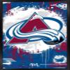 Trends International NHL Colorado Avalanche - Maximalist Logo 23 Wall Poster, 22.4L x 14.7W, Black Framed Version view 1